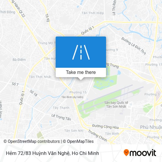 Hẻm 72/83 Huỳnh Văn Nghệ map