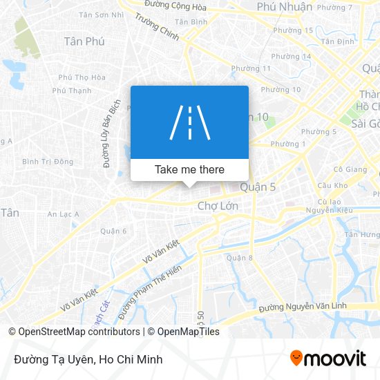 Đường Tạ Uyên map