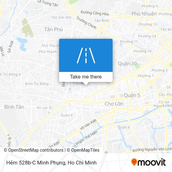 Hẻm 528b-C Minh Phụng map