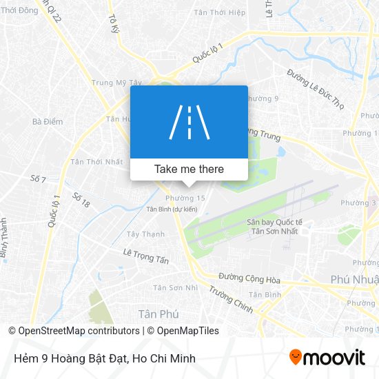 Hẻm 9 Hoàng Bật Đạt map