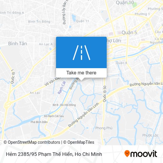 Hẻm 2385/95 Phạm Thế Hiển map