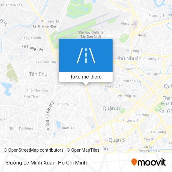 Đường Lê Minh Xuân map
