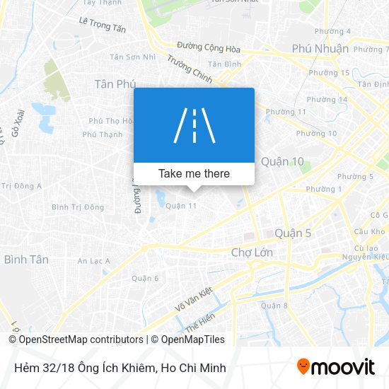 Hẻm 32/18 Ông Ích Khiêm map