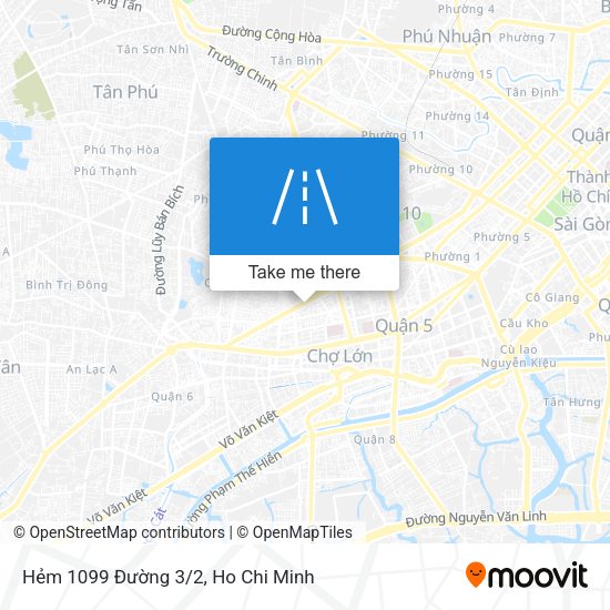Hẻm 1099 Đường 3/2 map