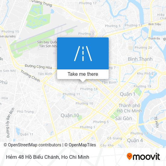 Hẻm 48 Hồ Biểu Chánh map