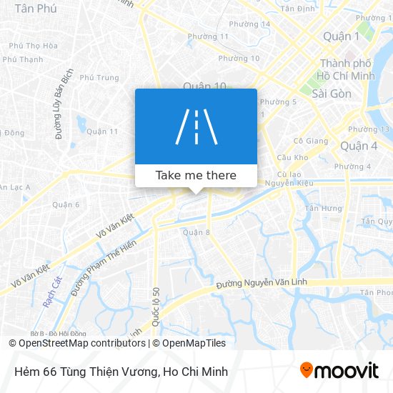 Hẻm 66 Tùng Thiện Vương map