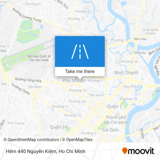 Hẻm 440 Nguyễn Kiệm map