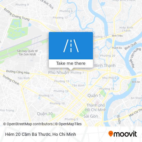 Hẻm 20 Cầm Bá Thước map