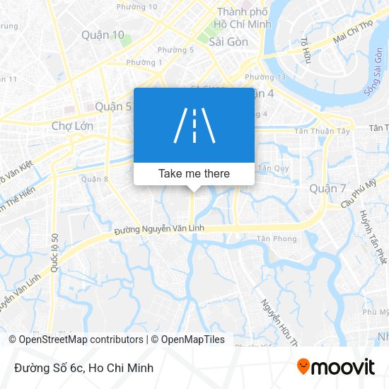 Đường Số 6c map