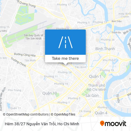 Hẻm 38/27 Nguyễn Văn Trỗi map