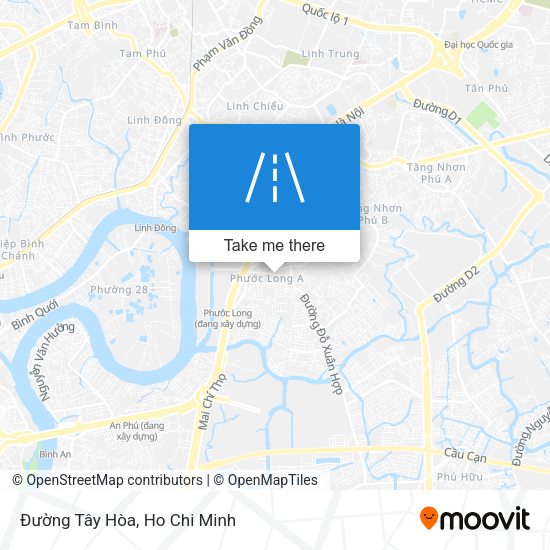Đường Tây Hòa map