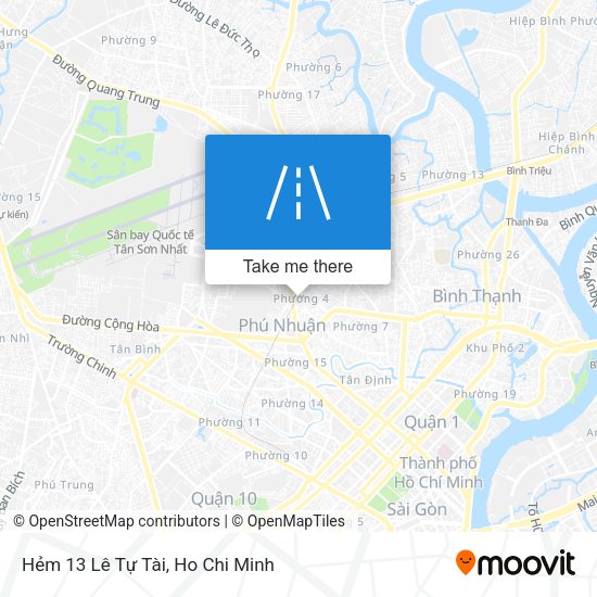 Hẻm 13 Lê Tự Tài map