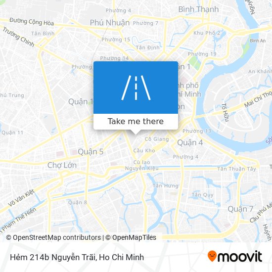 Hẻm 214b Nguyễn Trãi map