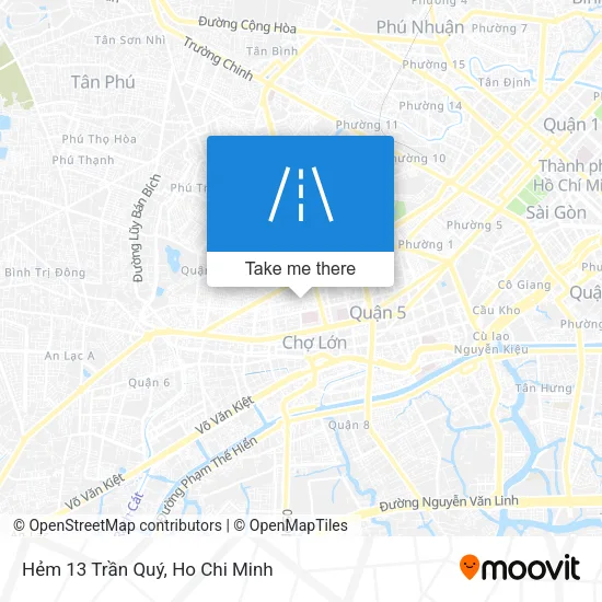 Hẻm 13 Trần Quý map