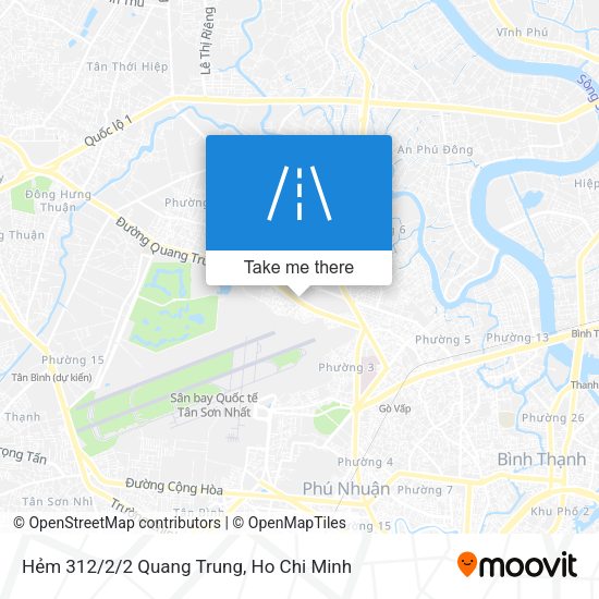 Hẻm 312/2/2 Quang Trung map