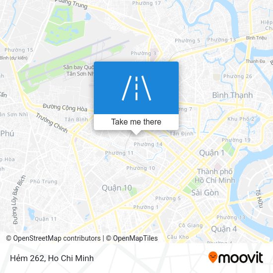 Hẻm 262 map