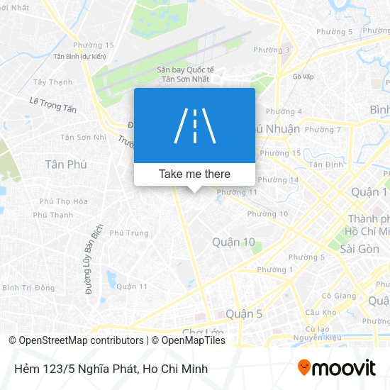 Hẻm 123/5 Nghĩa Phát map