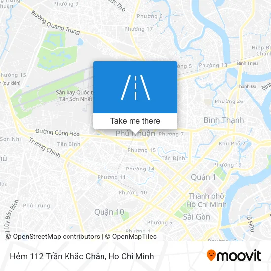 Hẻm 112 Trần Khắc Chân map