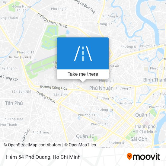 Hẻm 54 Phổ Quang map