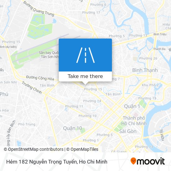 Hẻm 182 Nguyễn Trọng Tuyển map
