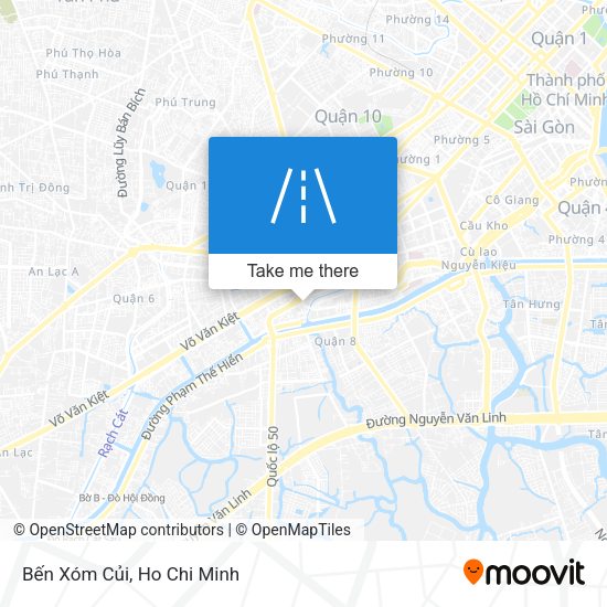 Bến Xóm Củi map