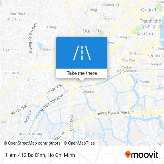 Hẻm 412 Ba Đình map