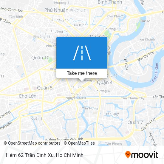 Hẻm 62 Trần Ðình Xu map