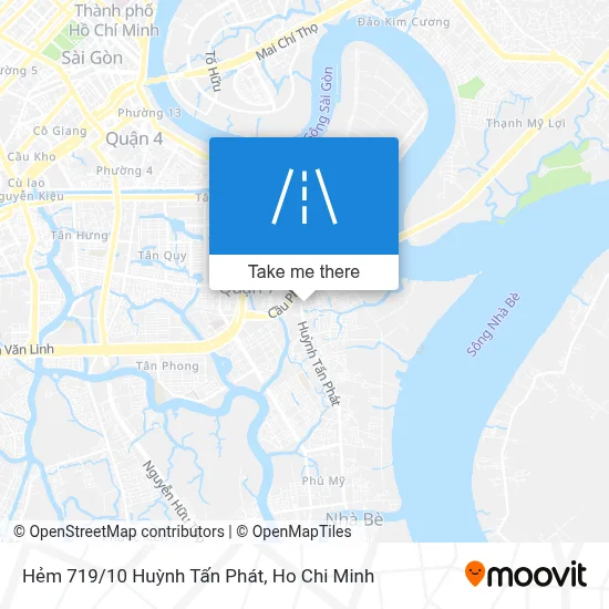 Hẻm 719/10 Huỳnh Tấn Phát map