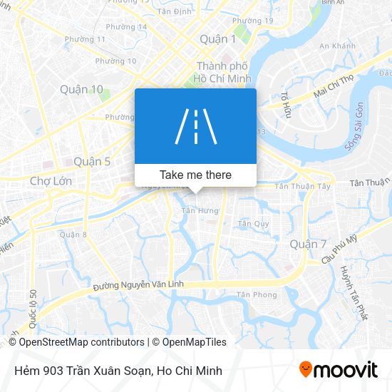Hẻm 903 Trần Xuân Soạn map