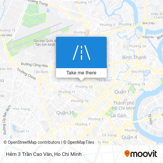 Hẻm 3 Trần Cao Vân map