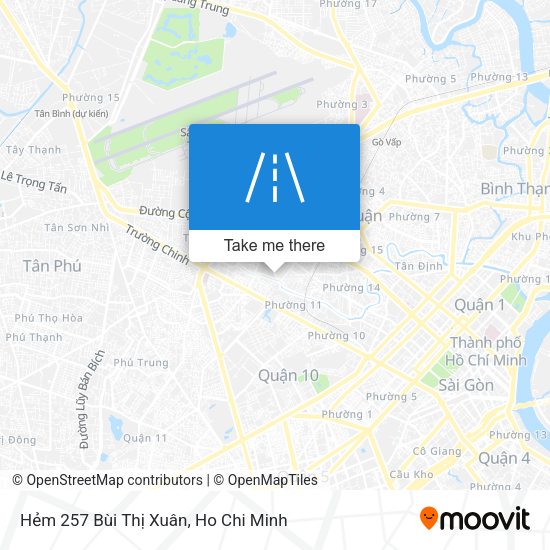 Hẻm 257 Bùi Thị Xuân map