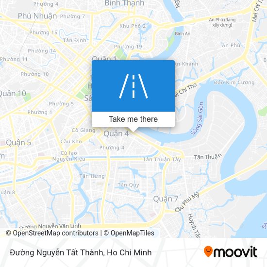 Đường Nguyễn Tất Thành map
