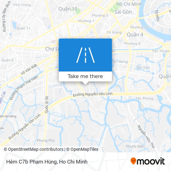 Hẻm C7b Phạm Hùng map