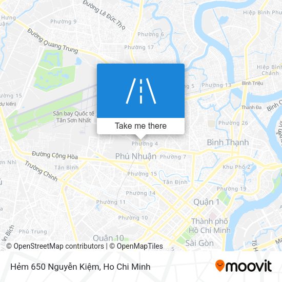 Hẻm 650 Nguyễn Kiệm map