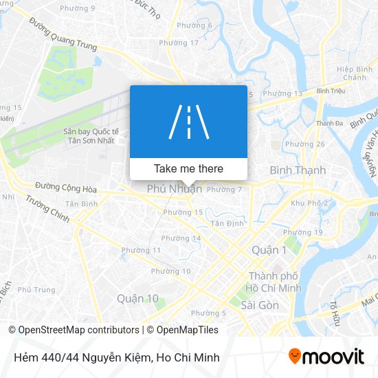 Hẻm 440/44 Nguyễn Kiệm map