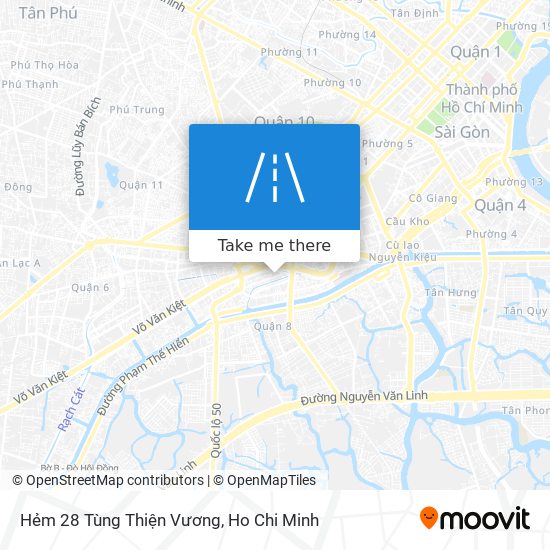 Hẻm 28 Tùng Thiện Vương map