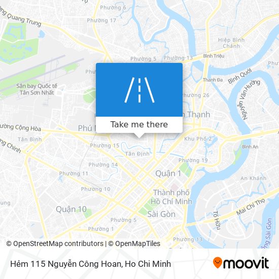 Hẻm 115 Nguyễn Công Hoan map
