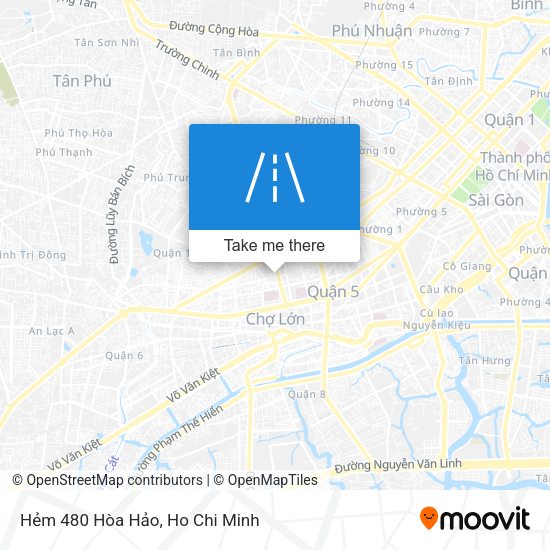Hẻm 480 Hòa Hảo map