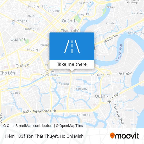 Hẻm 183f Tôn Thất Thuyết map