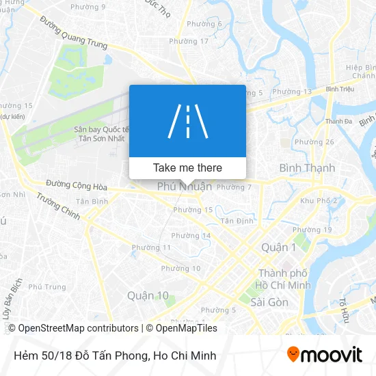 Hẻm 50/18 Đỗ Tấn Phong map