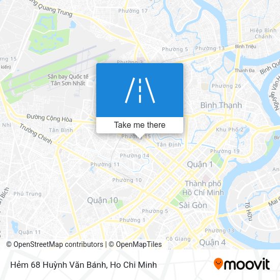 Hẻm 68 Huỳnh Văn Bánh map