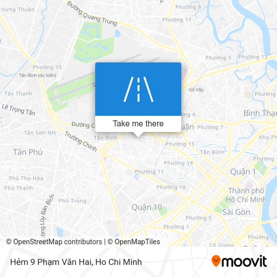 Hẻm 9 Phạm Văn Hai map