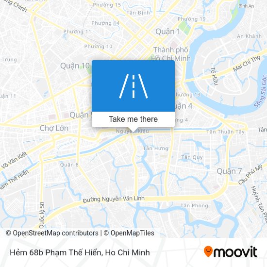 Hẻm 68b Phạm Thế Hiển map