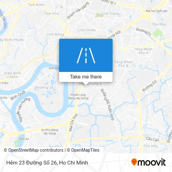 Hẻm 23 Đường Số 26 map