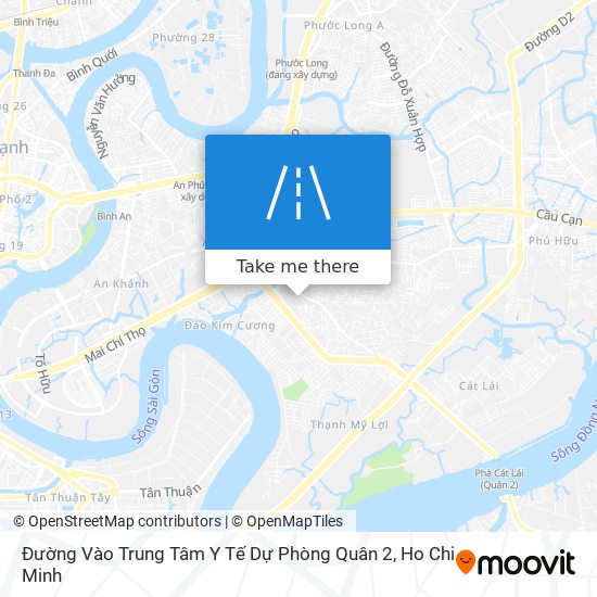 Đường Vào Trung Tâm Y Tế Dự Phòng Quân 2 map