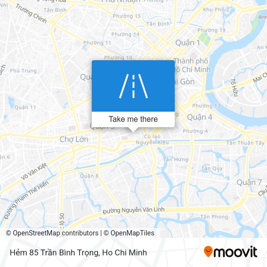 Hẻm 85 Trần Bình Trọng map