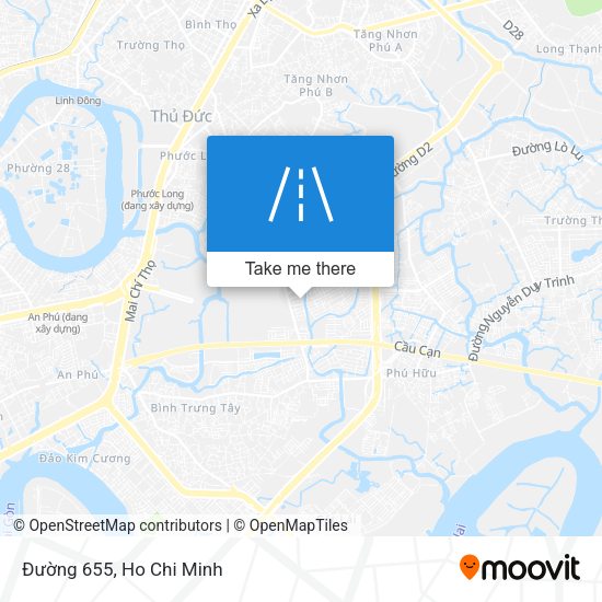 Đường 655 map