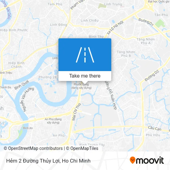 Hẻm 2 Đường Thủy Lợi map