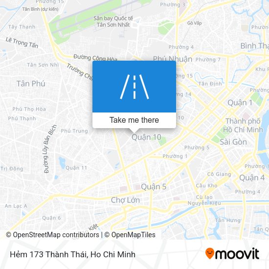Hẻm 173 Thành Thái map
