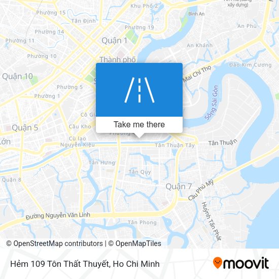 Hẻm 109 Tôn Thất Thuyết map